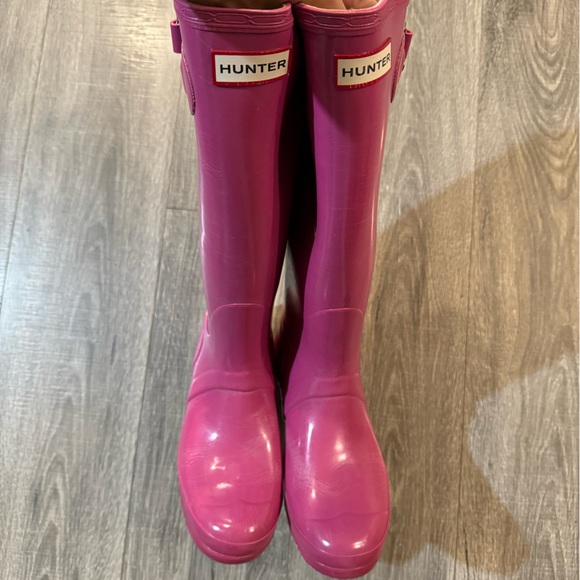 HUNTER RAIN BOOTS - PINK - Picture 9 of 9